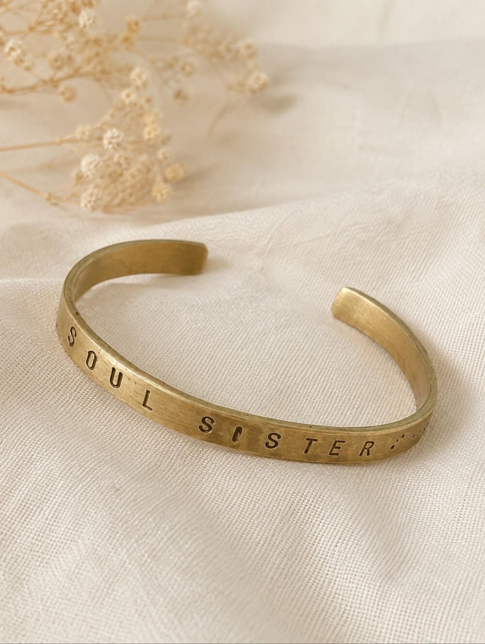 Soul Sisters cuff copper bracelet